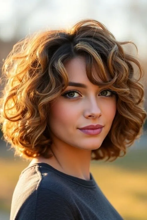 Modern Curly Shag