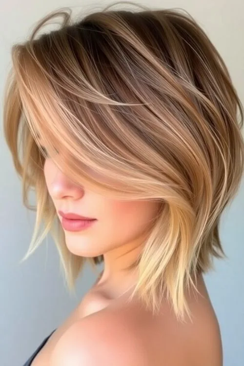 Modern Farrah Cut
