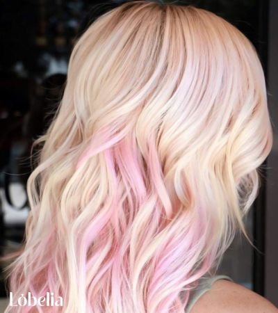 Pastel Pink with Platinum Tips