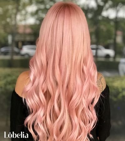 Peachy Pink Ombre
