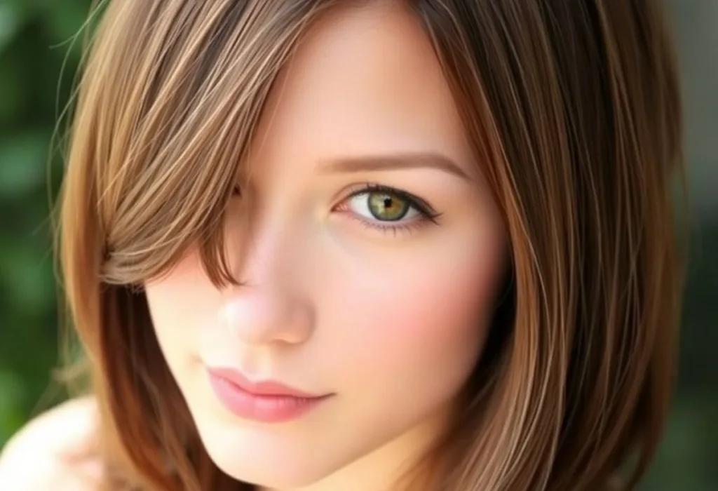 Peek-a-Boo Side Bangs