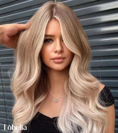 Platinum Blonde Balayage