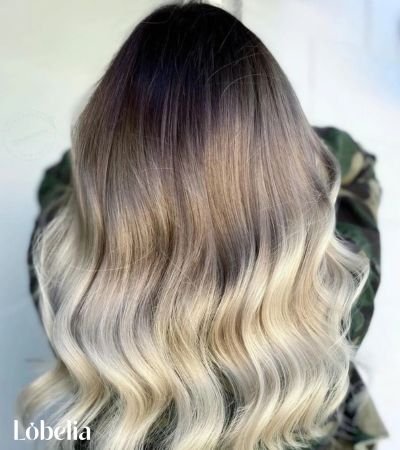 Platinum Blonde with Darkened Ends