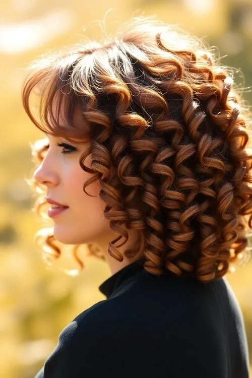 Playful Curly Style