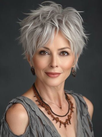 Playful Short Wavy Cut