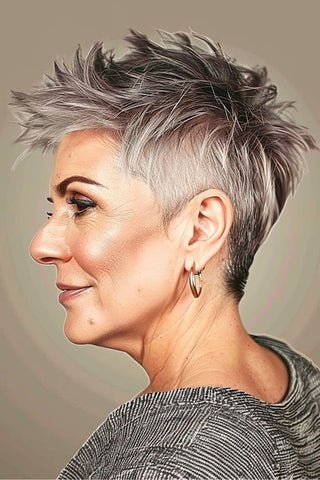 Razored Pixie with Undercut