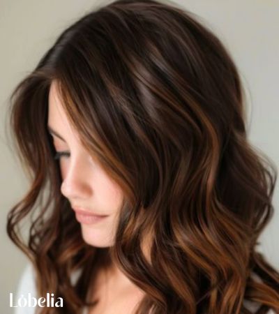 Rich Coffee Brown with Soft Ombre