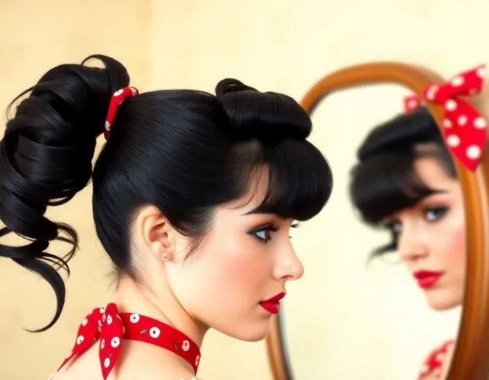 Rockabilly Ponytail Style
