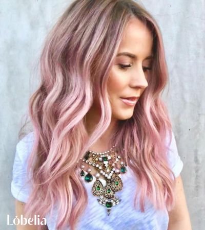 Rose Gold Waves