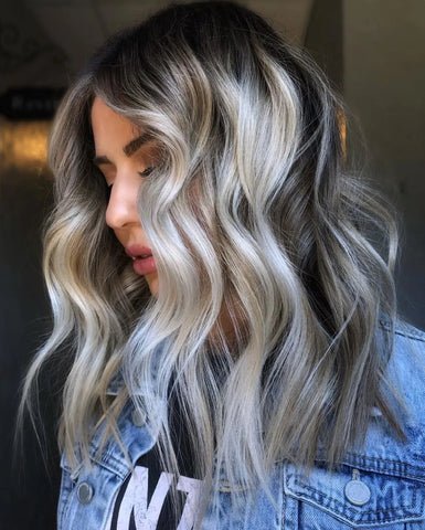 Shaggy Lob with Root Shadow