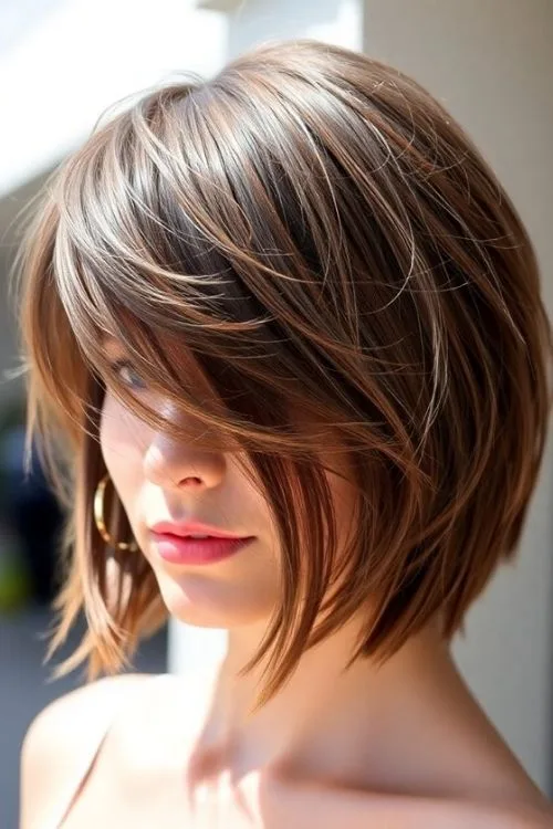 Short Bob With Bangs