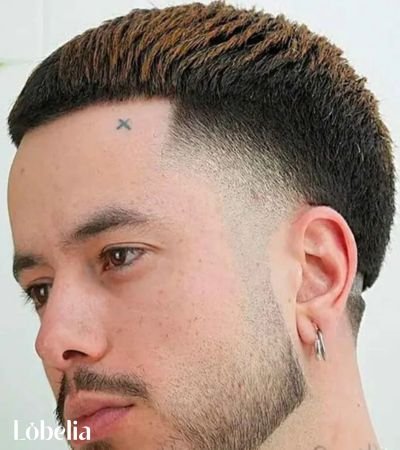 Short Blunt Cut Edgar with Tapered Sides