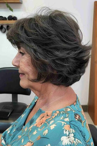 Short Bob with Feathered Ends