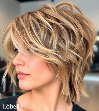 Short Shag with Highlights