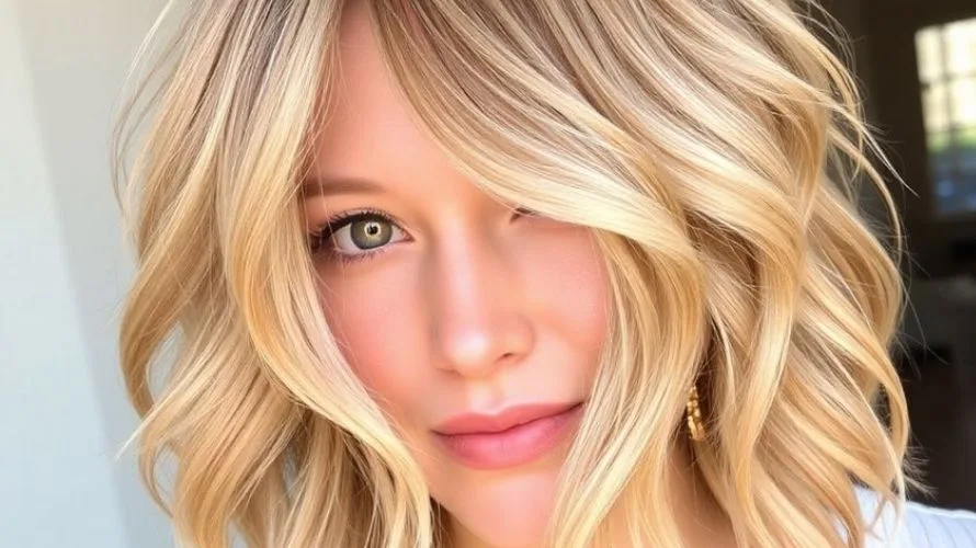 Side-Swept Curtain Fringe