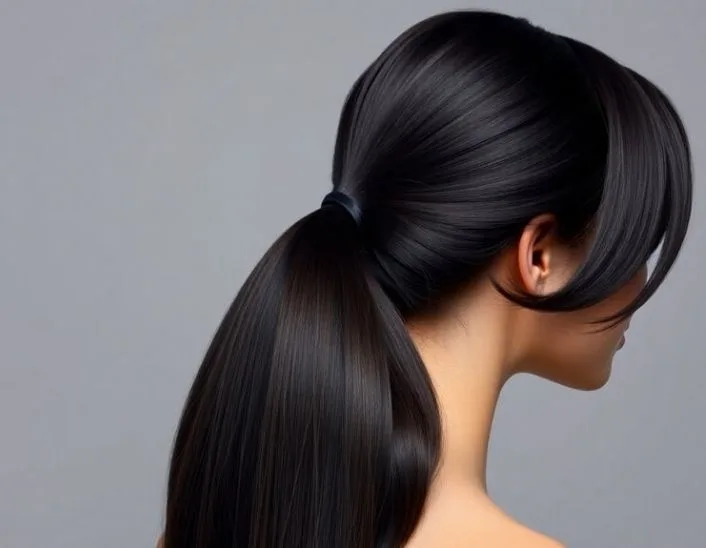 Sleek Low Side Ponytail
