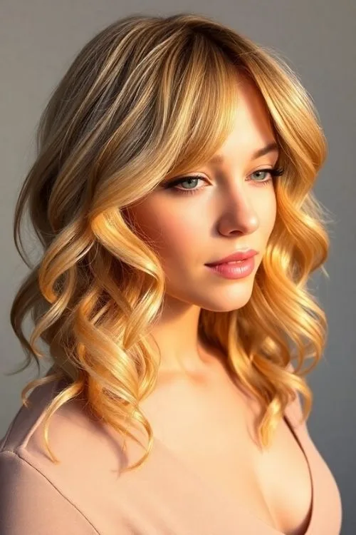 Sleek Wavy Bob