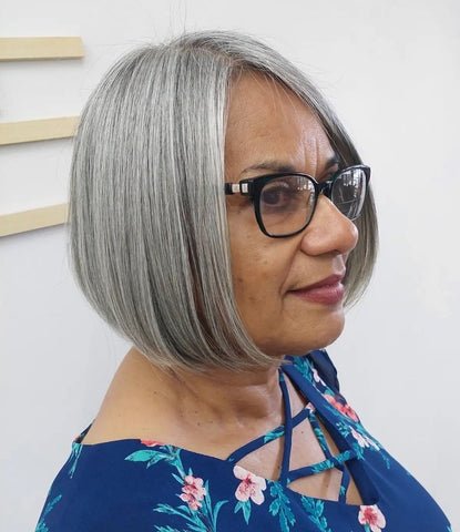 Sleek Chin-Length Bob
