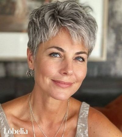 Sleek Pixie with Side Part