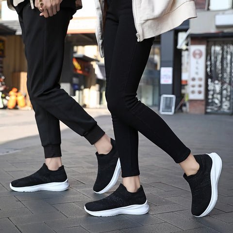 Slip-on Canvas Shoes with leggings