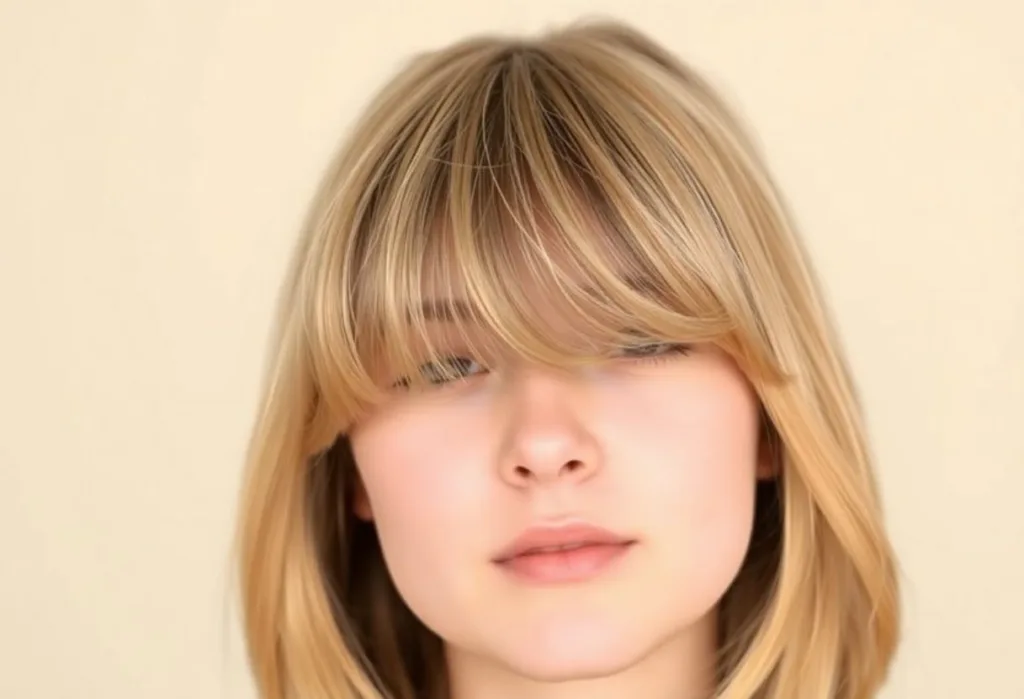 Soft Rounded Bangs
