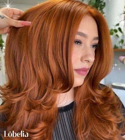 Soft Copper Waves