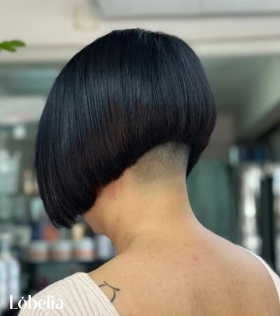 Stacked Bob with Nape Shave
