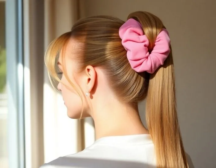 Statement Scrunchie Ponytail

