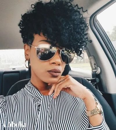 Tapered Natural Afro