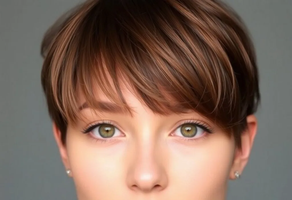 Textured Micro Bangs