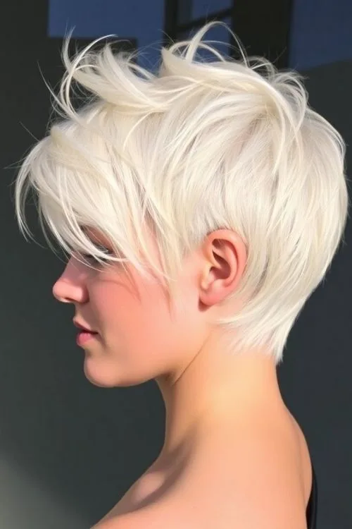 Textured Pixie With Bangs