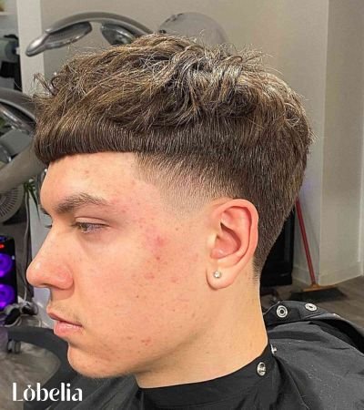 Textured Fringe Edgar with Fade