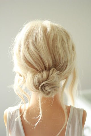 Textured Low Bun