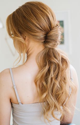 Twisted Low Ponytail