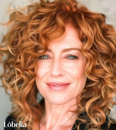 Voluminous Copper Curls