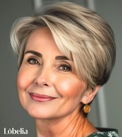 Voluminous Long Pixie for Fine Hair