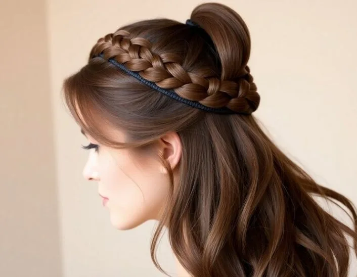Waterfall Braid Pony
