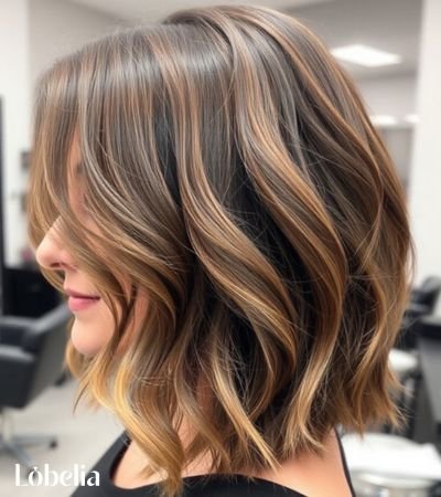Wavy Bob with Balayage
