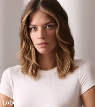 Wavy Bob with Highlights