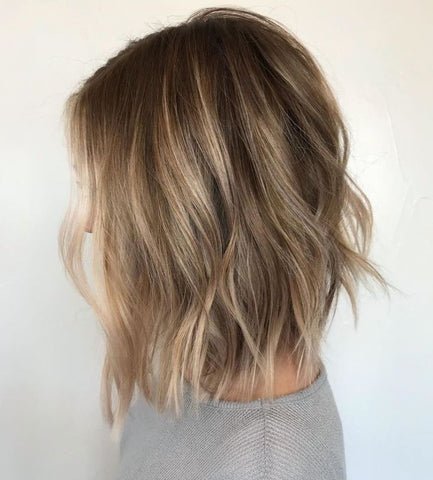 Wavy Highlighted Bob