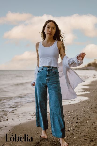 White Tank and Blue Jeans