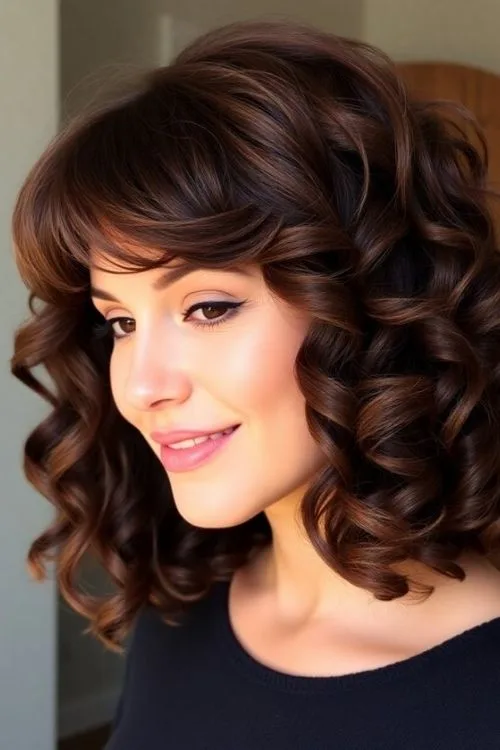 Wispy Fringe Curls