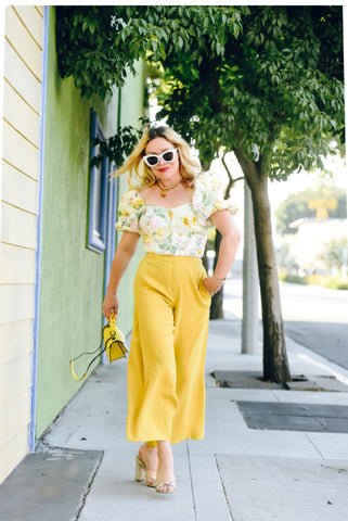 Yellow Culottes