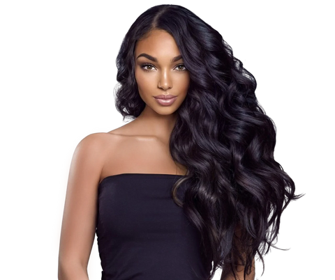 Women attaching closure hairpiece