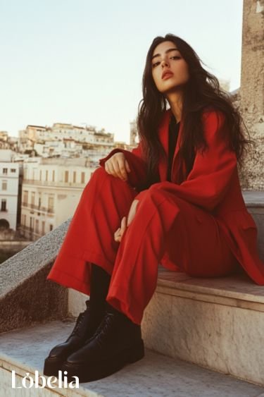 gen z woman wearing Chunky Loafers