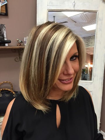 Layered Bob with Highlights