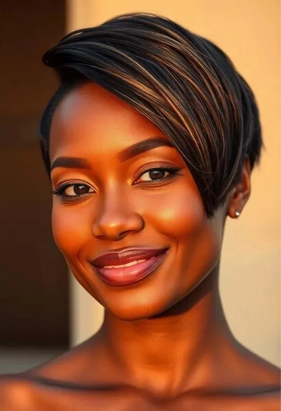 Brushed Forward Fringe