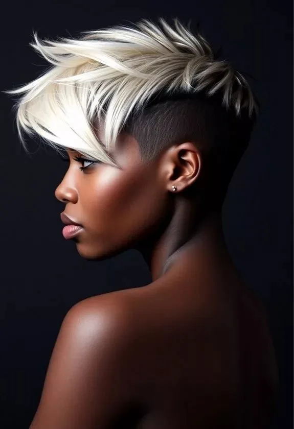 Disconnected Pixie Cut