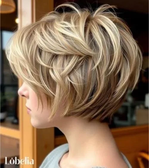 Layered Metallic Pixie
