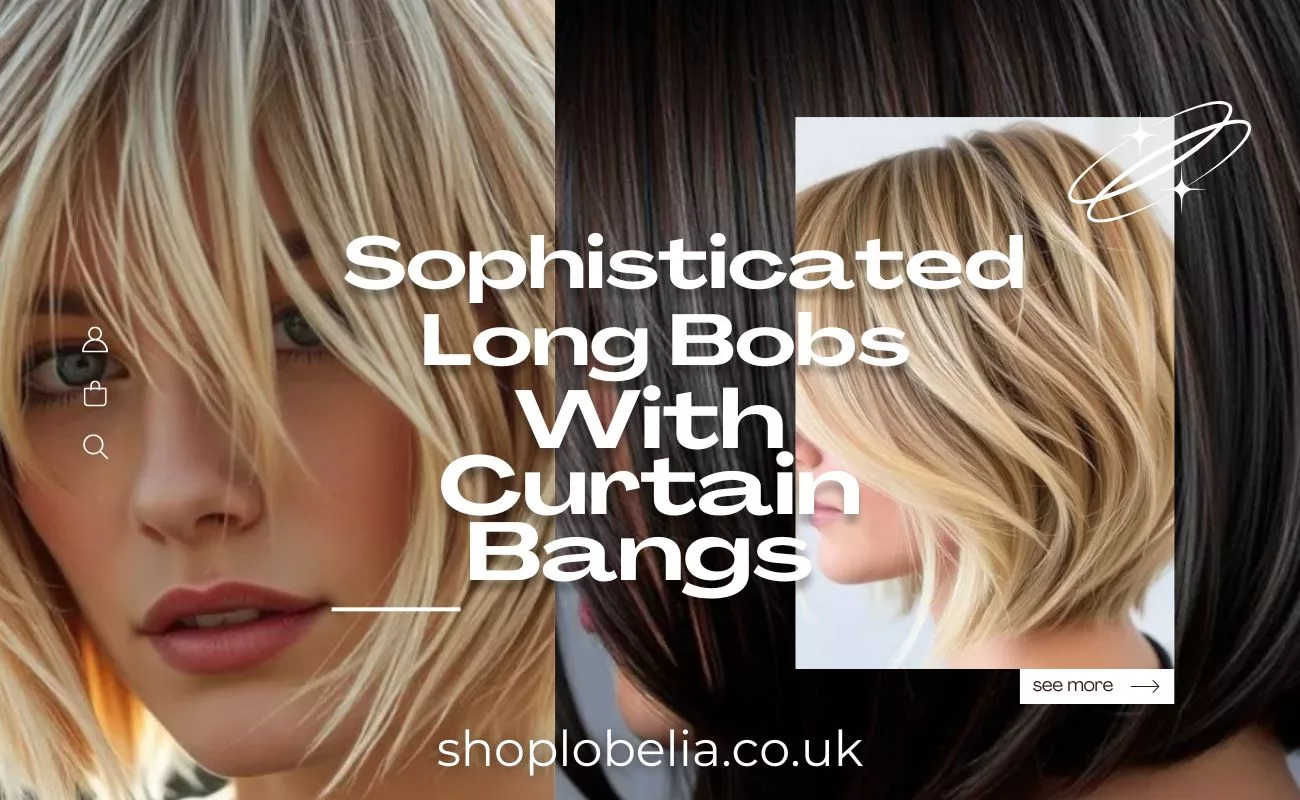 Long Bobs With Curtain Bangs